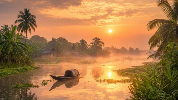 নদীর সূর্যোদয়